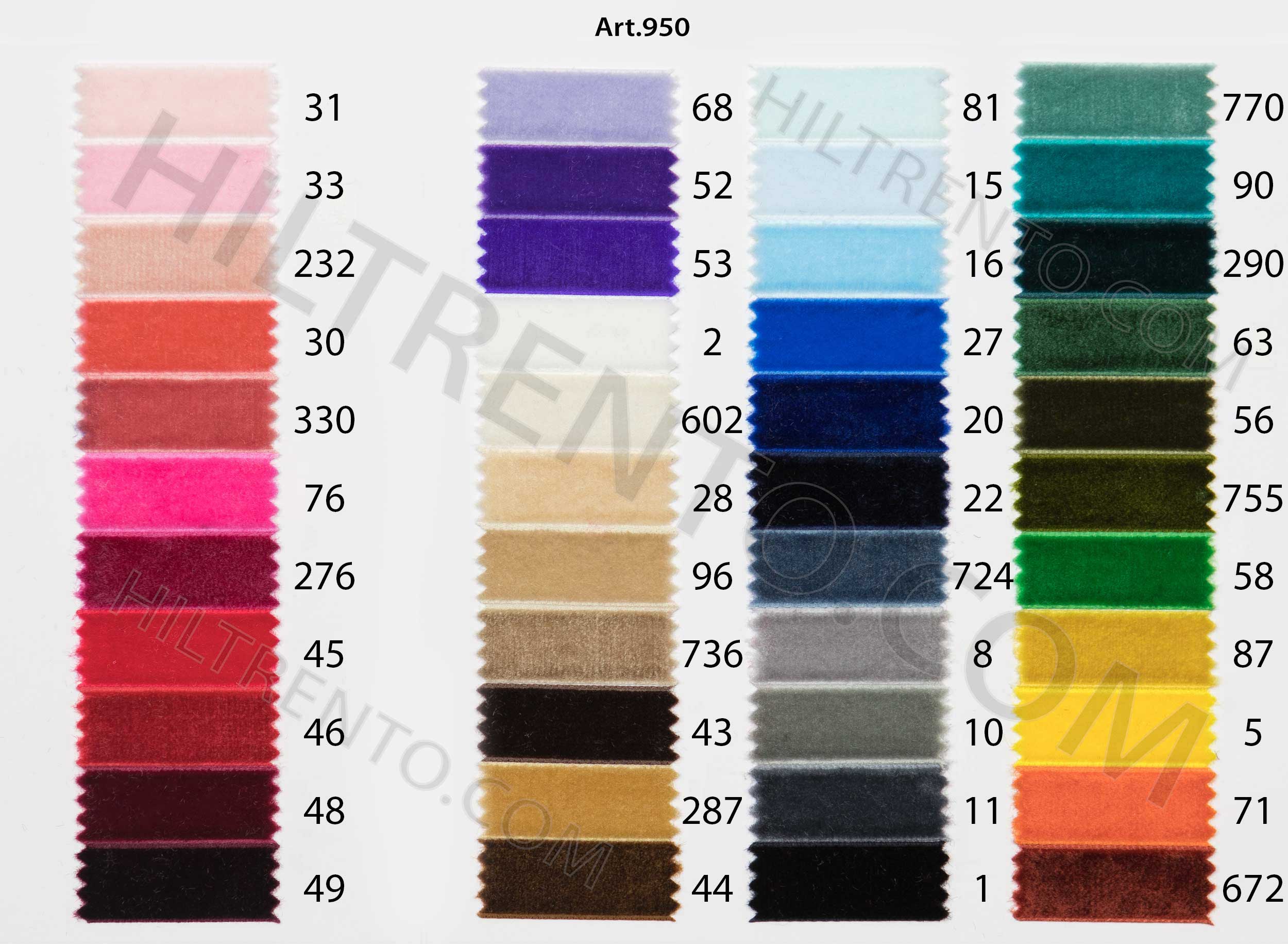 carta colores terciopelo hiltrento 950